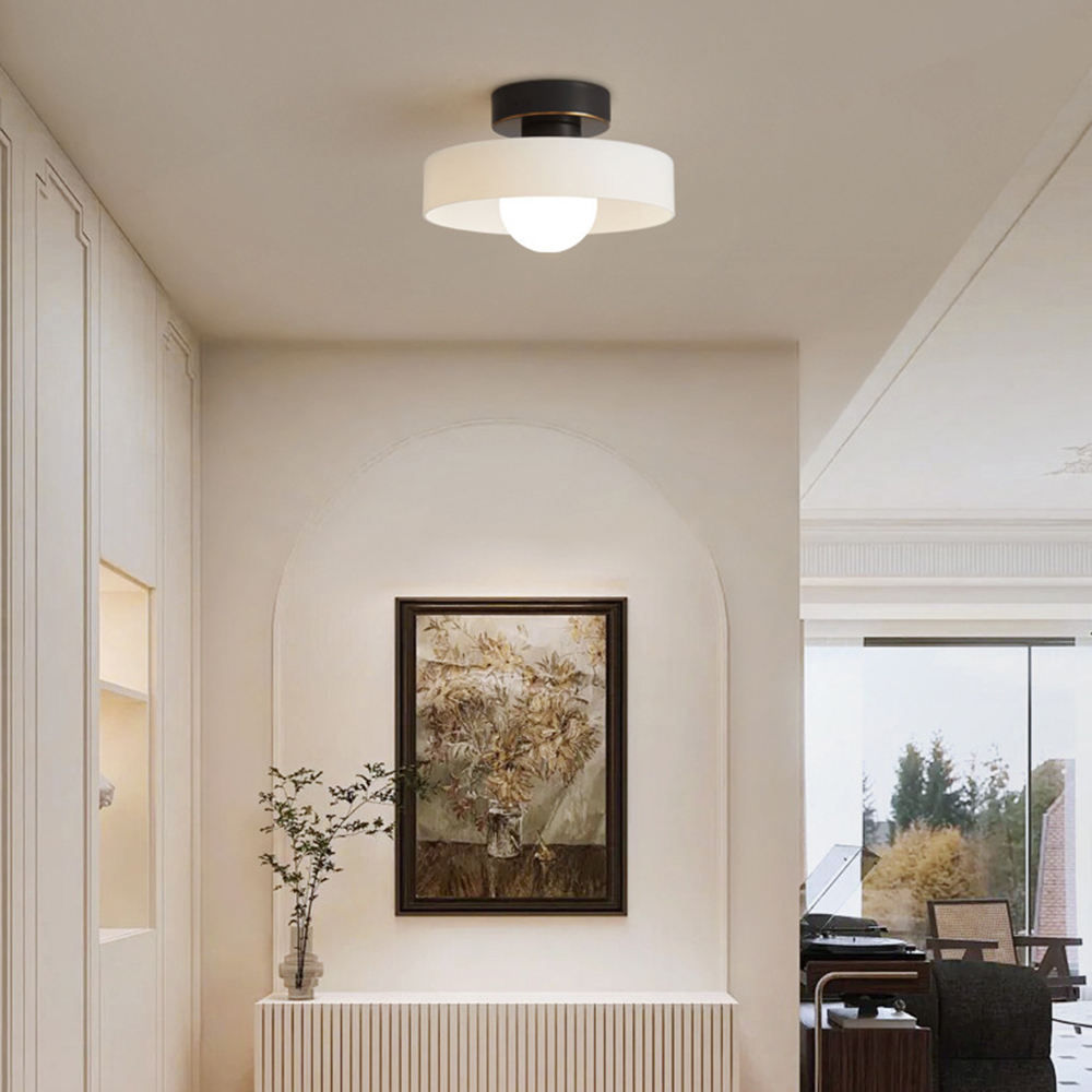 Modern Glass Flush Mount Ceiling Light for Kitchen