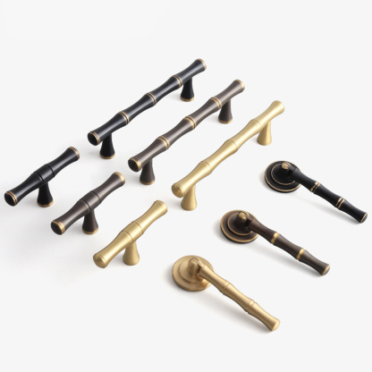 Vintage Antique Brass Ring Pull Cabinet Handles And Knobs