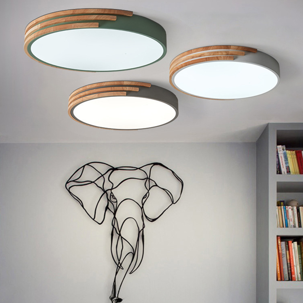 [Copy]Creative Circle Metal LED Living Room Ceiling Lights