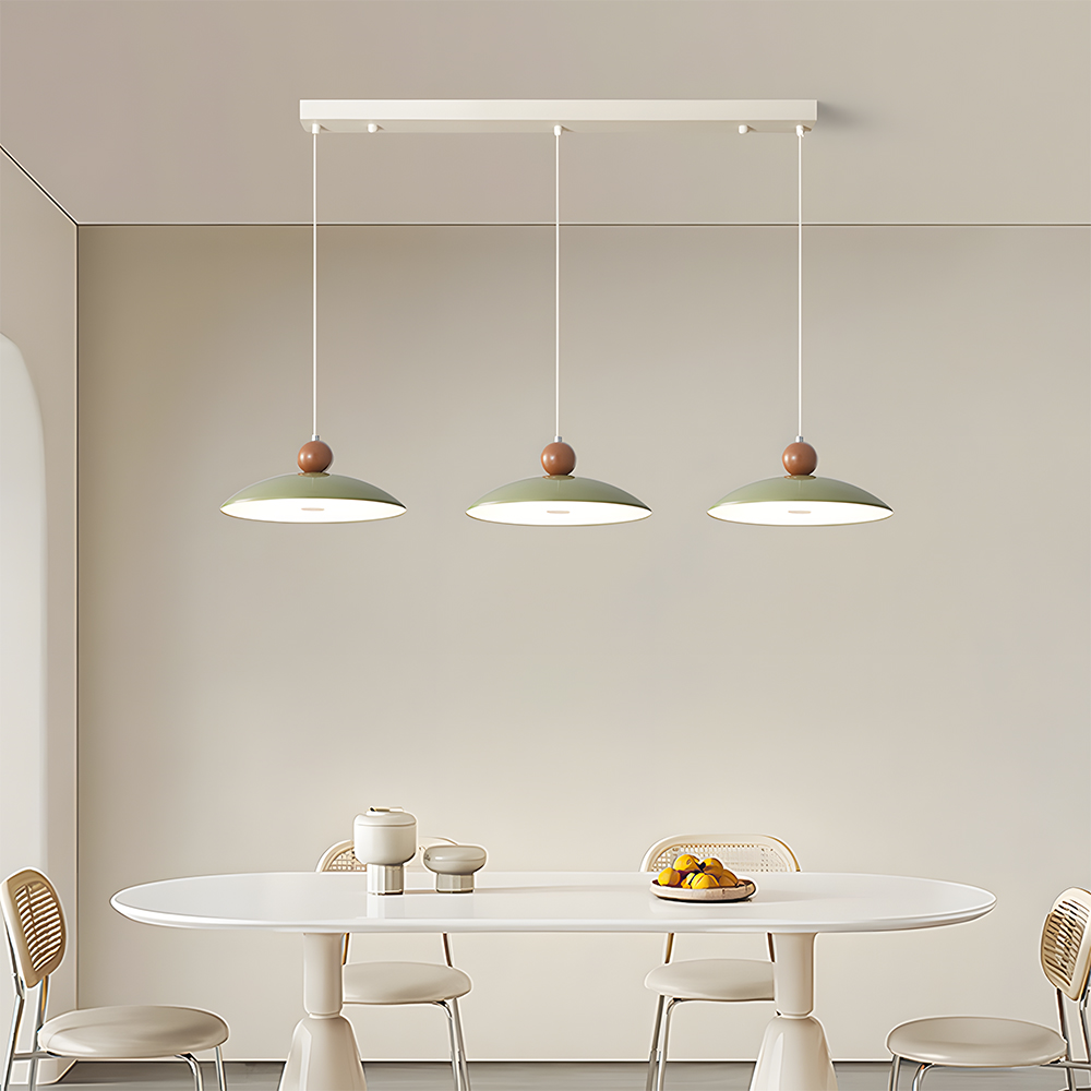 Scandi-Style Cream Minimalist Acrylic Pendant Light