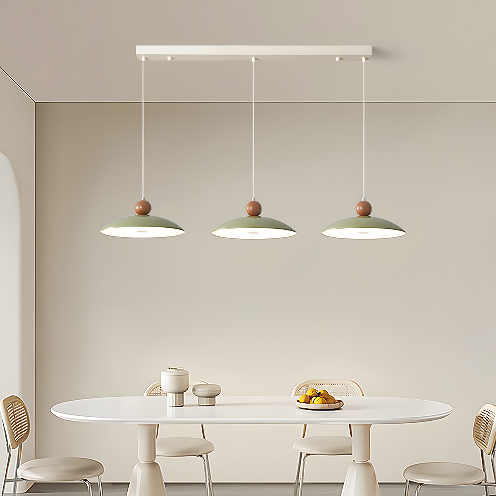 Scandi-Style Cream Minimalist Acrylic Pendant Light