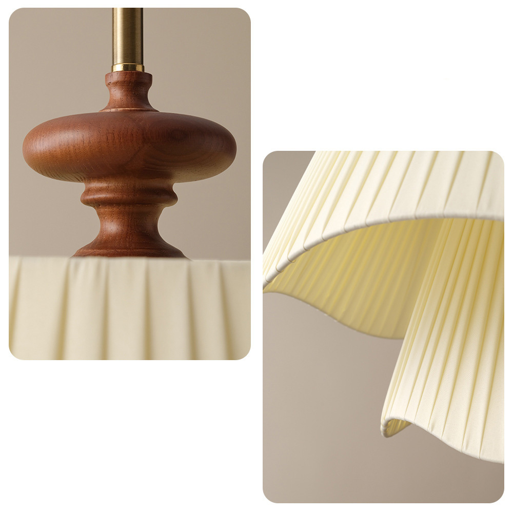 [Copy]Medieval Style Glass Beige Dining Room Pendant Light