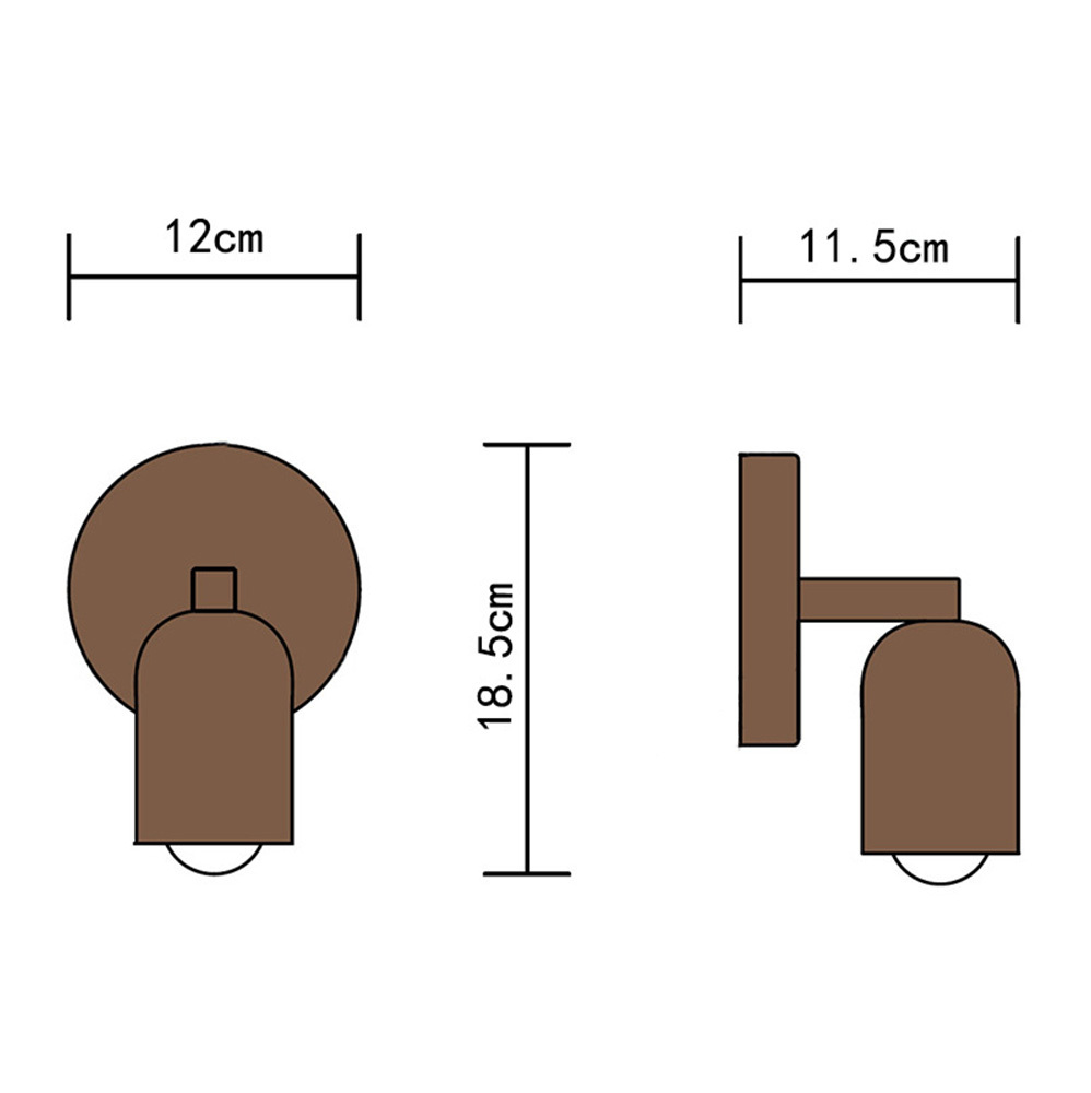 Minimalist Art Decor Bedside Wall Light For Bedroom