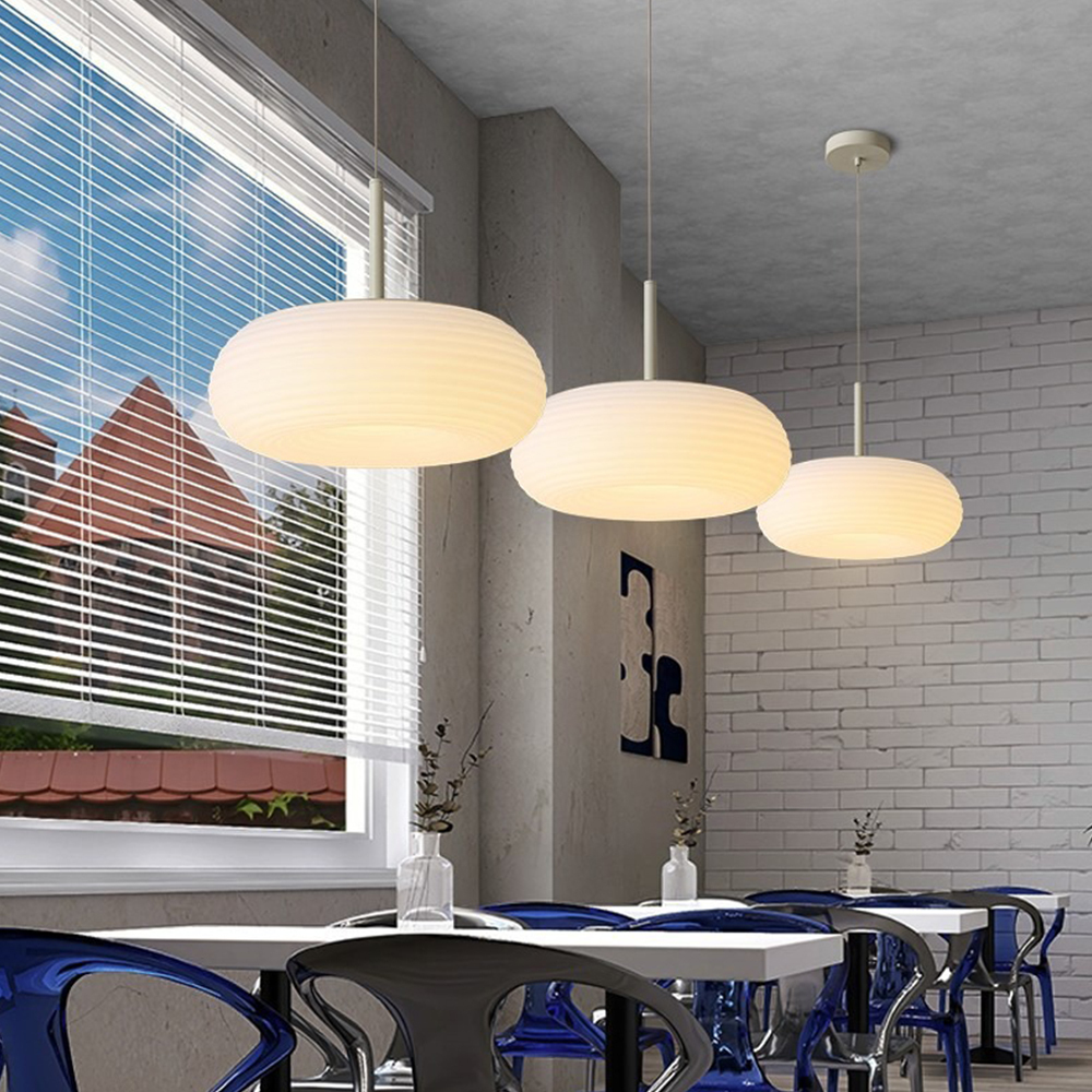 Cream Style Eye-Friendly Pumpkin LED Fixture for Kids’ Room