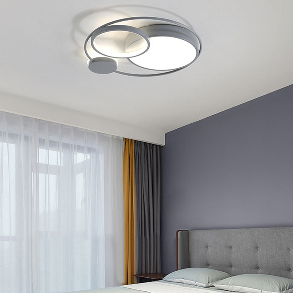 [Copy]Wood And Iron Art LED Bedroom Ceiling Lights