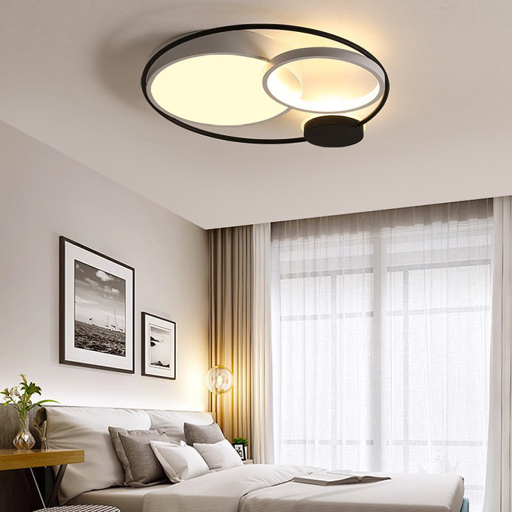 [Copy]Wood And Iron Art LED Bedroom Ceiling Lights