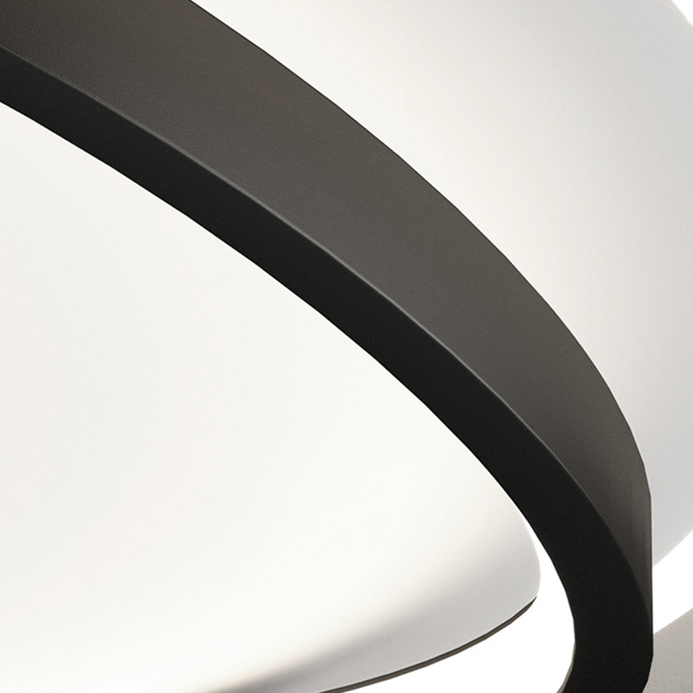 Round Simple LED Bedroom White Ceiling Lights