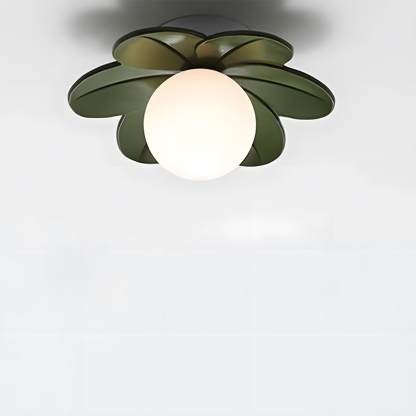 Decorative Colorful Resin Semi Flush Mount Ceiling Lamp 