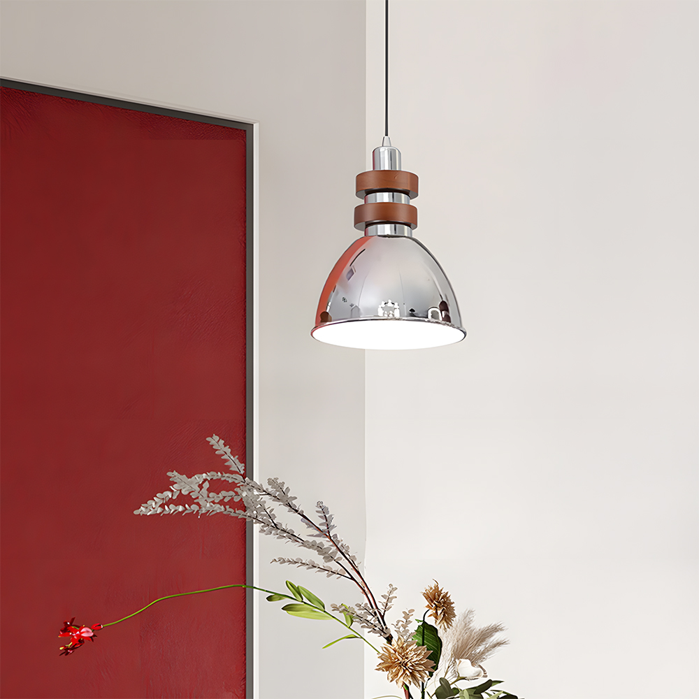 Iron Wood Brown Pendant Light Set