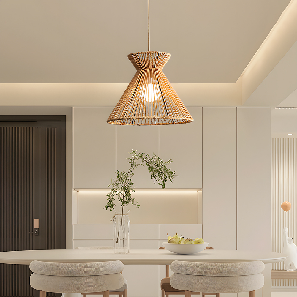 Paper Woven Hanging Lamp for Modern Interiors