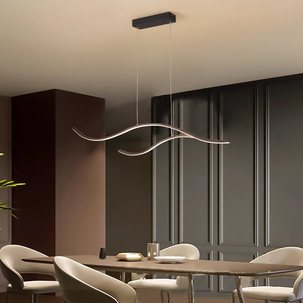 Creative Designer Luxury Nordic-Style Linear Pendant Bar & Cafe Light