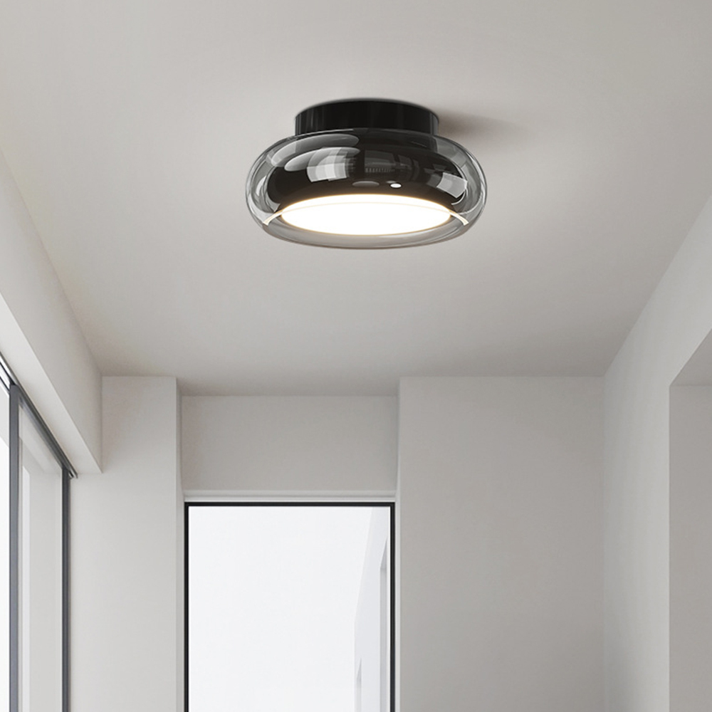 Vintage Deco Round Acrylic LED Ceiling Light