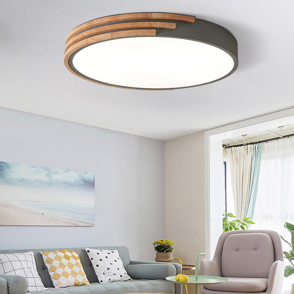 [Copy]Creative Circle Metal LED Living Room Ceiling Lights