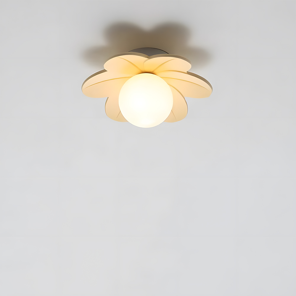 Decorative Colorful Resin Semi Flush Mount Ceiling Lamp 