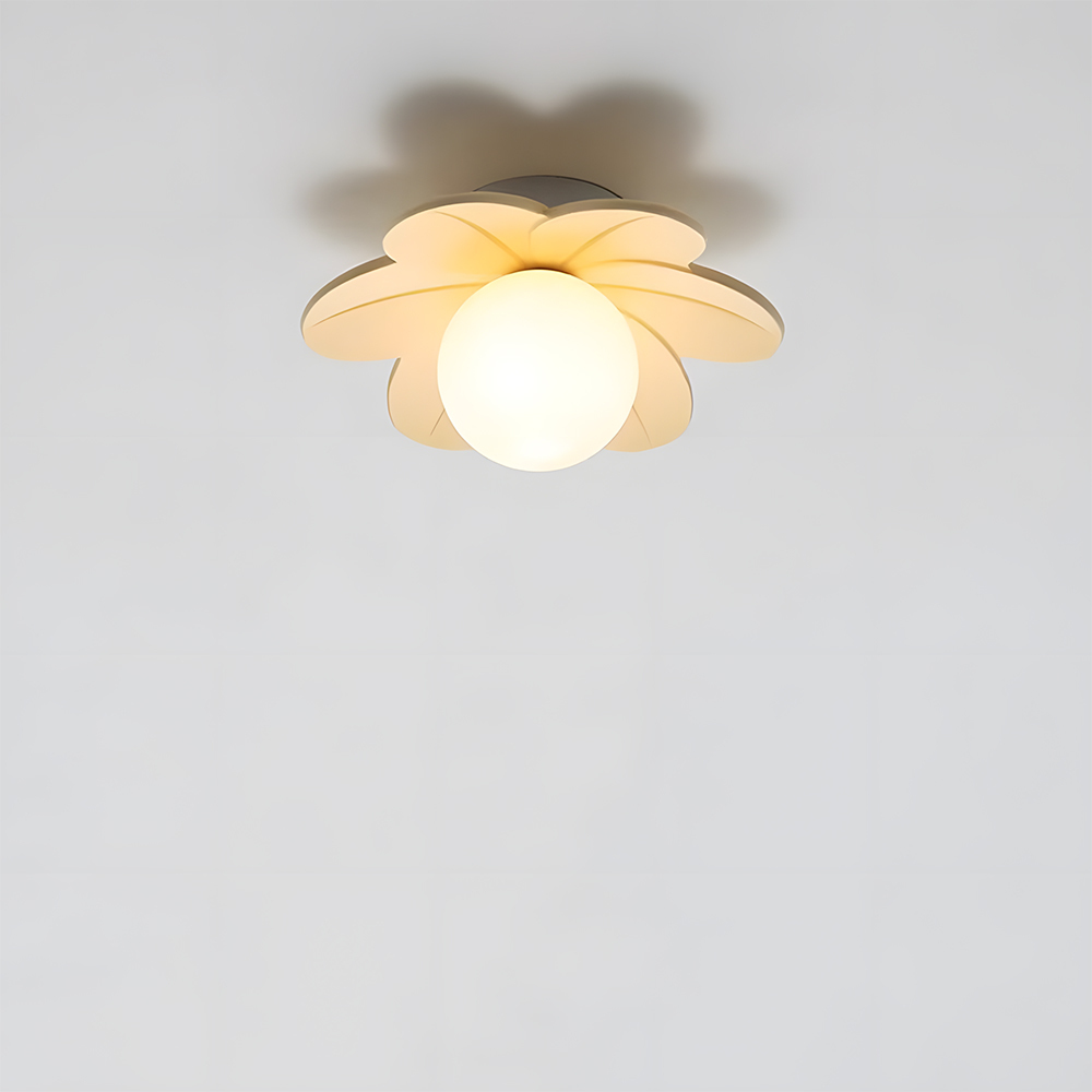 Decorative Colorful Resin Semi Flush Mount Ceiling Lamp 