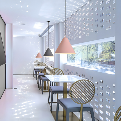 Modern Industrial Multi-Color Iron Pendant Light