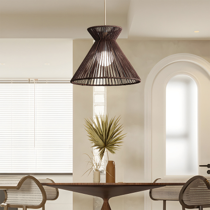 Paper Woven Hanging Lamp for Modern Interiors