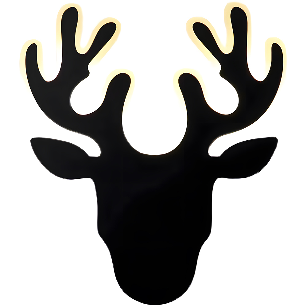 Nordic Deer Creative Living Room LED Wall Lamp