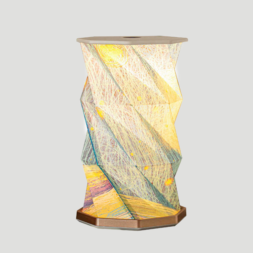 Starry Folding Paper Night Light Birthday Gift Table Light