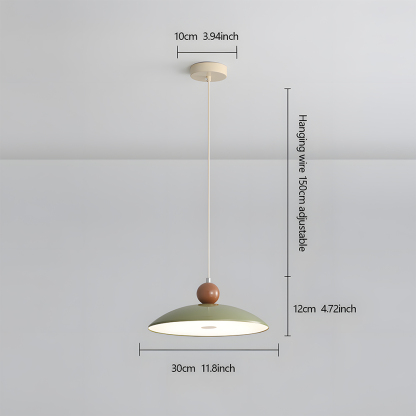 Scandi-Style Cream Minimalist Acrylic Pendant Light