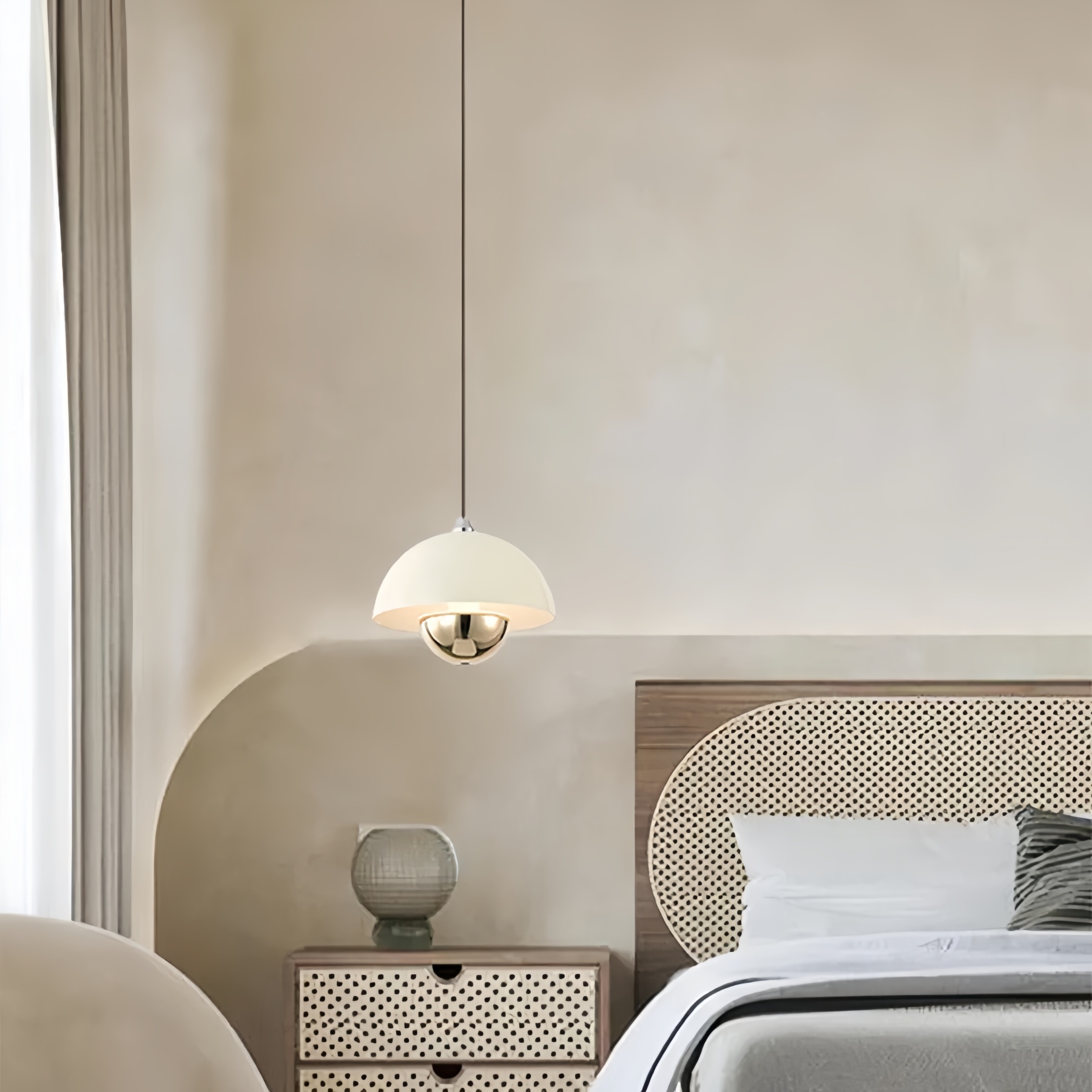 Hand Senor Dimming Metal LED Bedroom Pendant Light