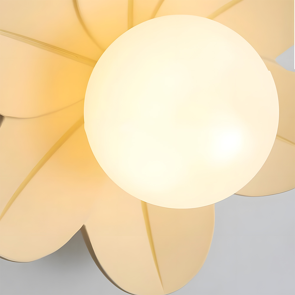 Decorative Colorful Resin Semi Flush Mount Ceiling Lamp 