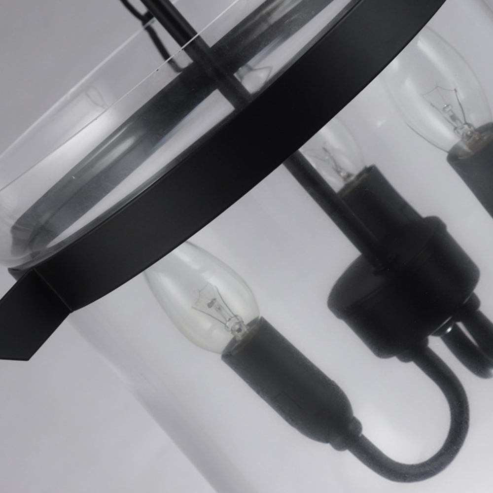 Industrial Bucket Iron Living Room Pendant Light