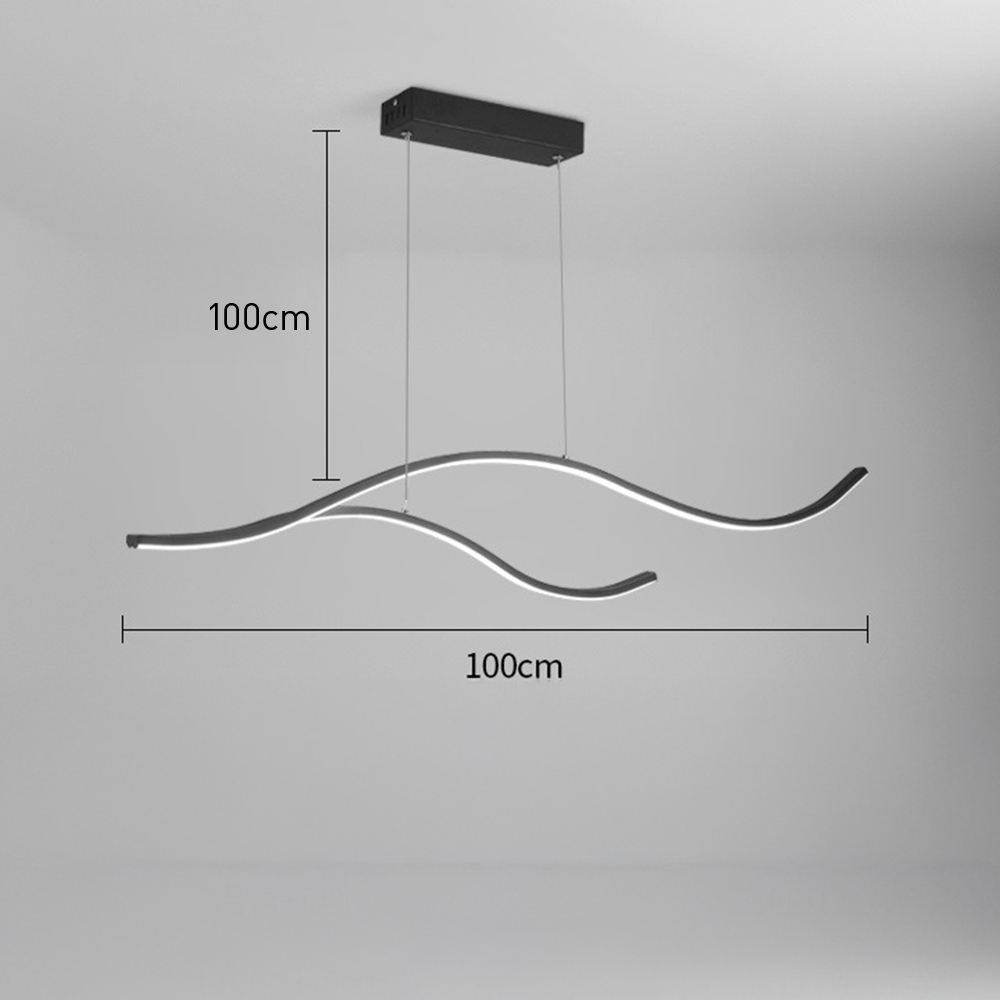 Creative Designer Luxury Nordic-Style Linear Pendant Bar & Cafe Light