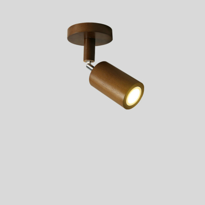 Japanese Minimalist Solid Wood Spotlight for TV Accent Wall