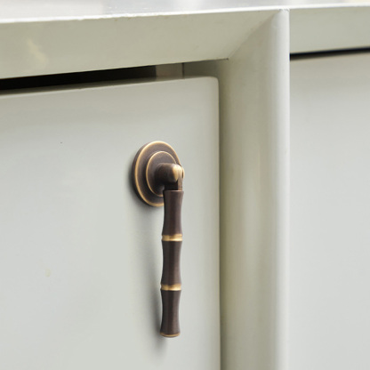 Vintage Antique Brass Ring Pull Cabinet Handles And Knobs