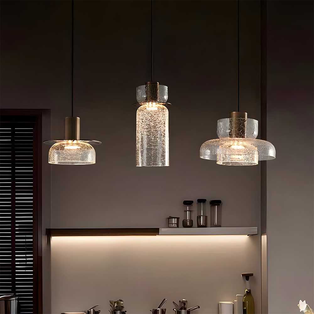 [Copy]Modern Glass LED Dining Room Pendant Light