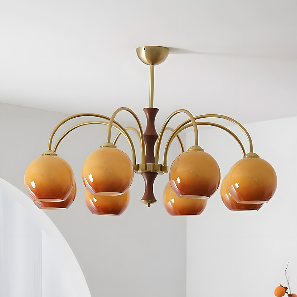 [Copy]Wabi-Sabi Fabric Iron Large Dining Room Pendant Light