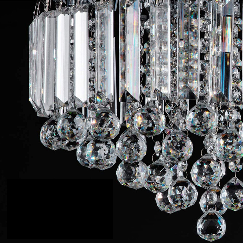 Modern Large Round Crystal Chandelier Ceiling Light​