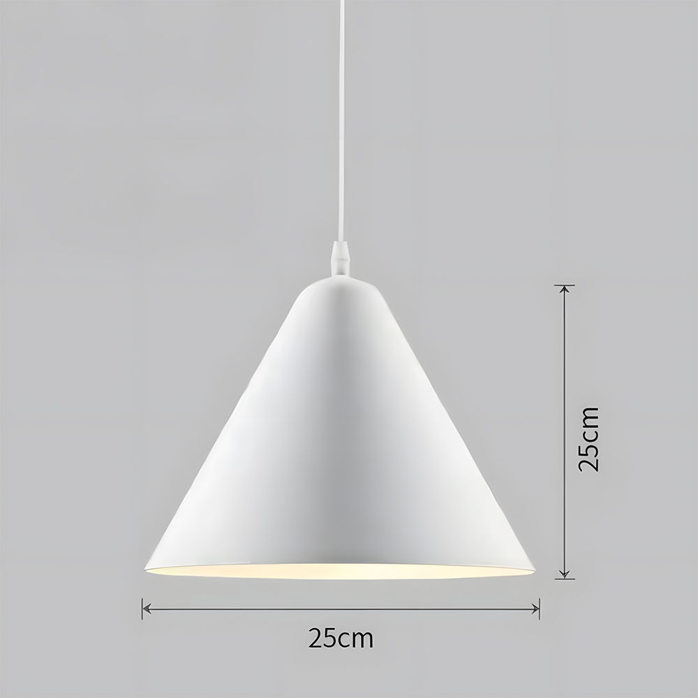 Modern Industrial Multi-Color Iron Pendant Light