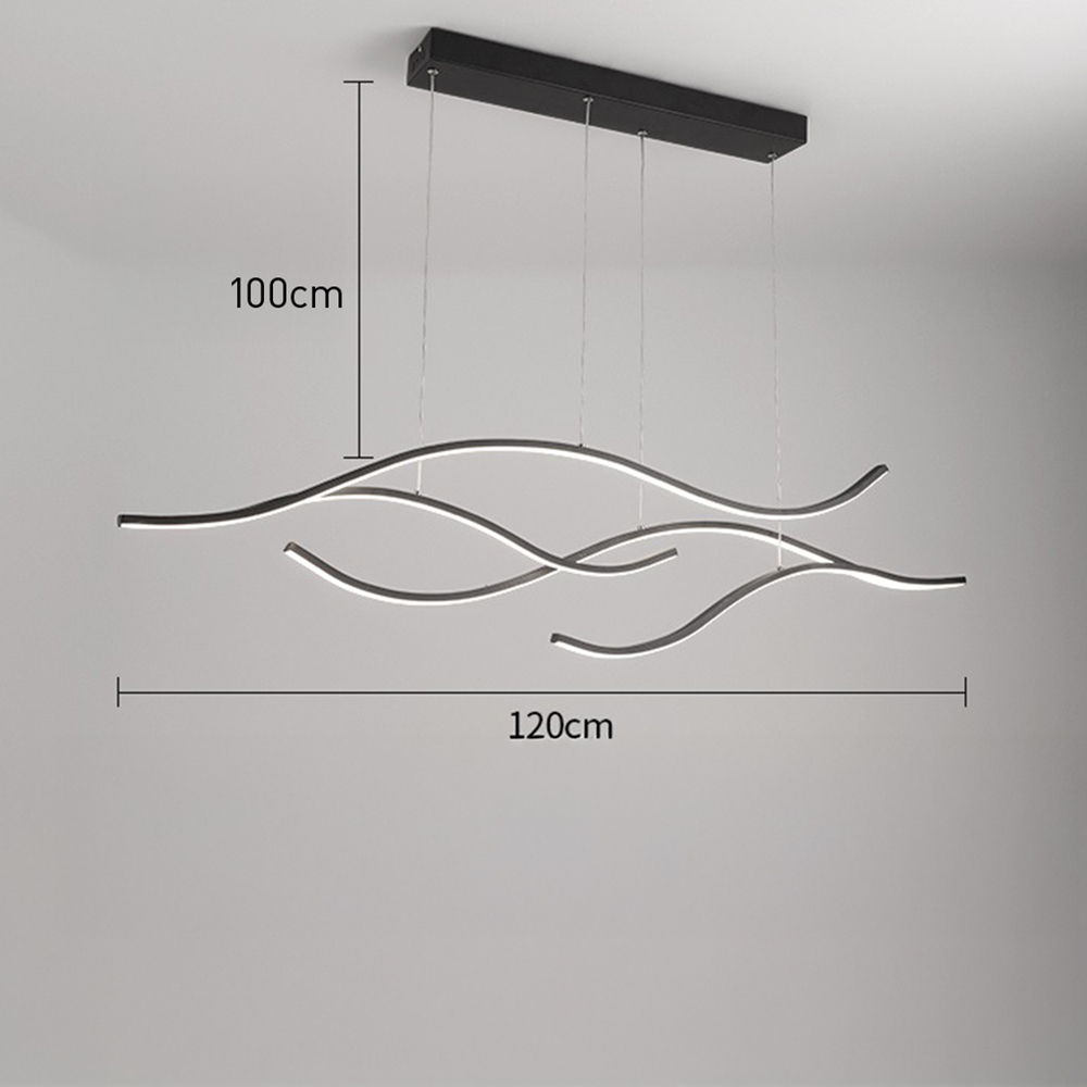 Creative Designer Luxury Nordic-Style Linear Pendant Bar & Cafe Light