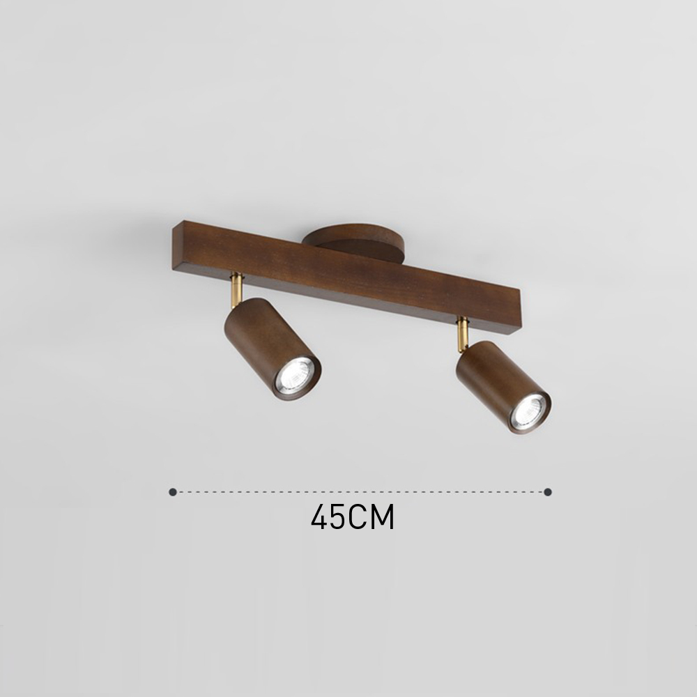 Japanese Minimalist Solid Wood Spotlight for TV Accent Wall