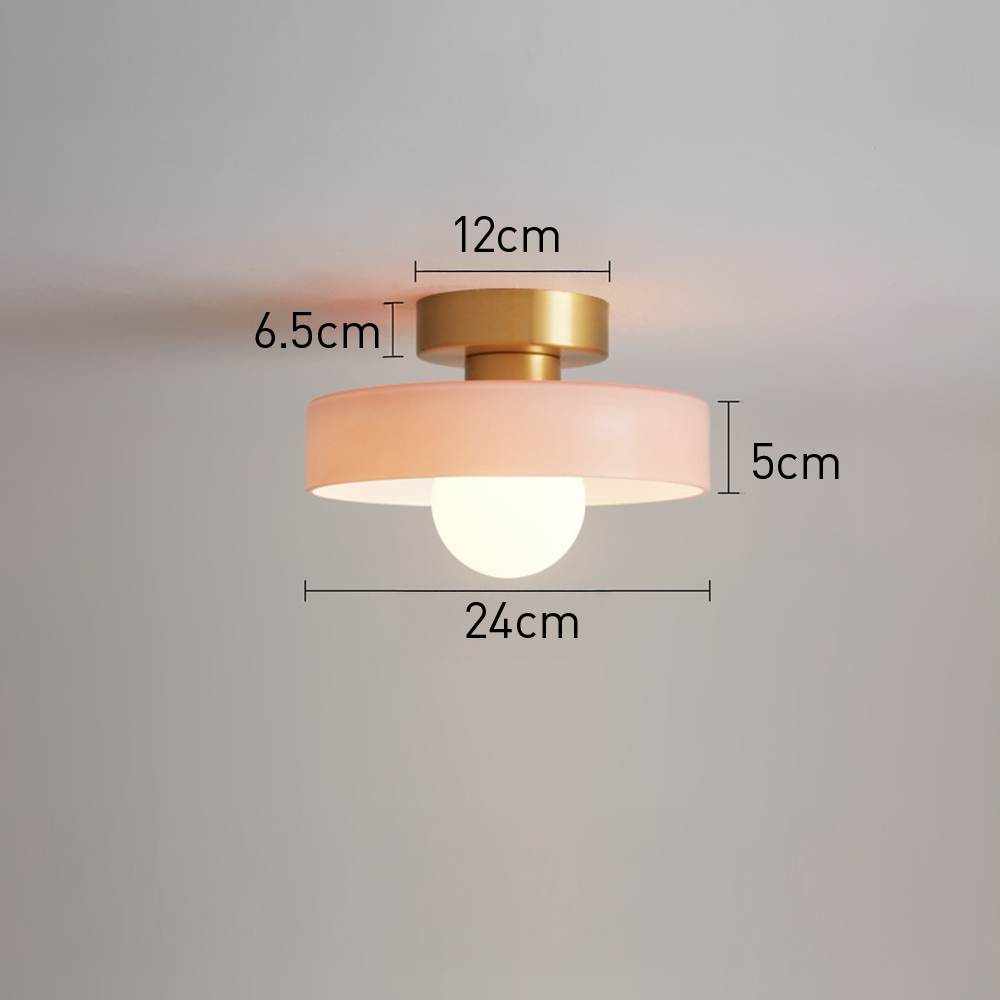 Modern Glass Flush Mount Ceiling Light for Kitchen