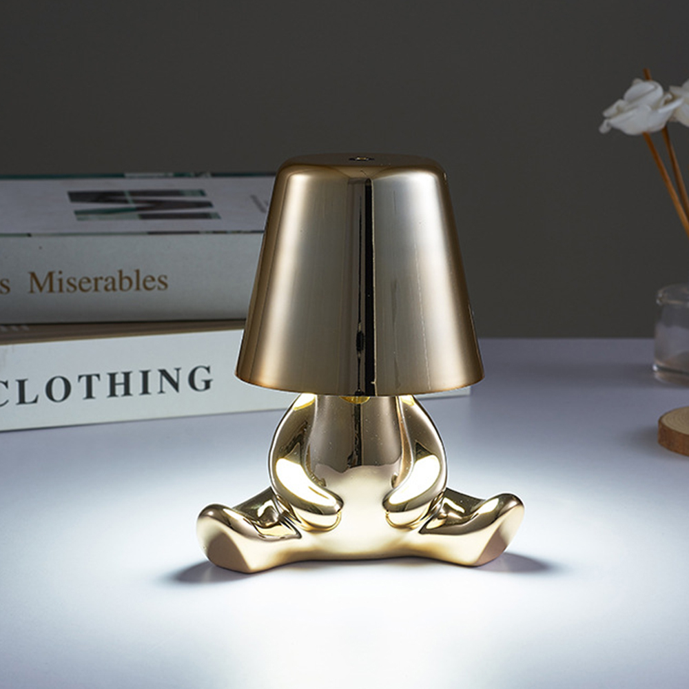 Creative Small Gold and Silver Table Lamps