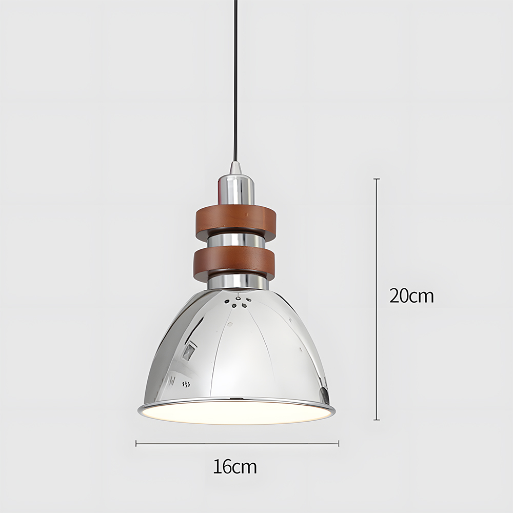 Iron Wood Brown Pendant Light Set