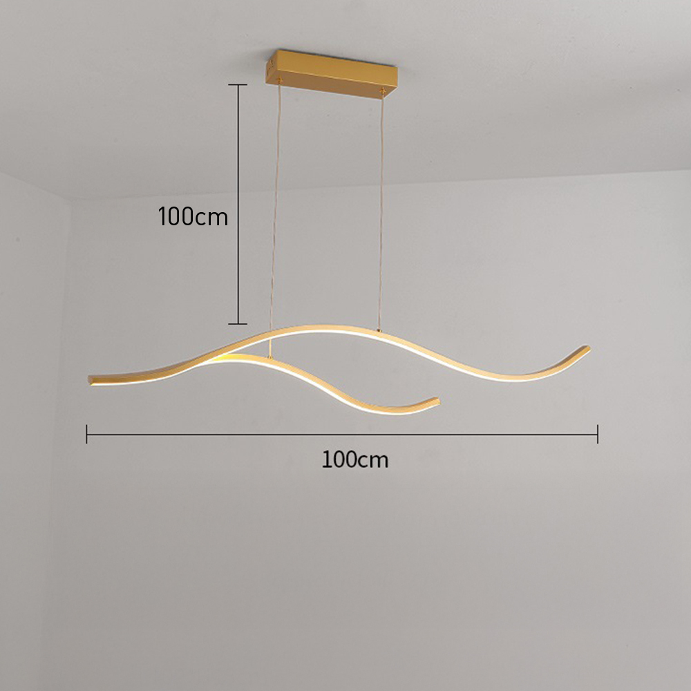 Creative Designer Luxury Nordic-Style Linear Pendant Bar & Cafe Light