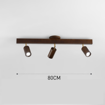 Japanese Minimalist Solid Wood Spotlight for TV Accent Wall