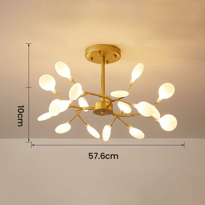 Modern Metal Acrylic Chandelier Ceiling Light