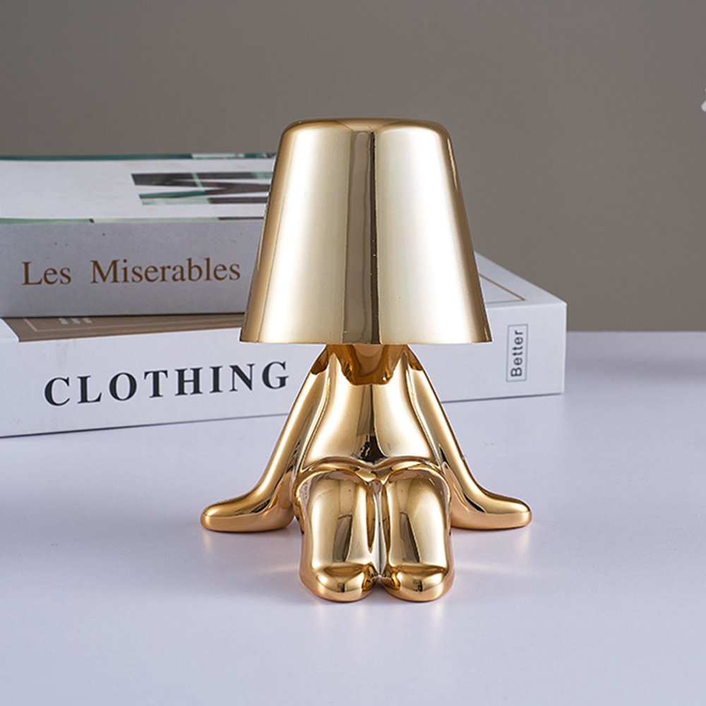 Creative Small Gold and Silver Table Lamps