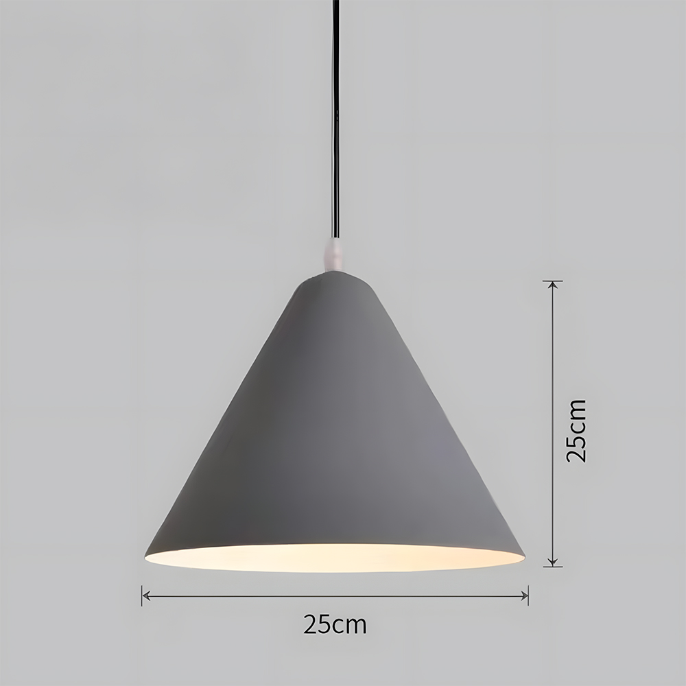 Modern Industrial Multi-Color Iron Pendant Light