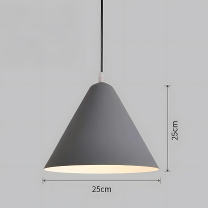 Modern Industrial Multi-Color Iron Pendant Light