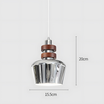 Iron Wood Brown Pendant Light Set