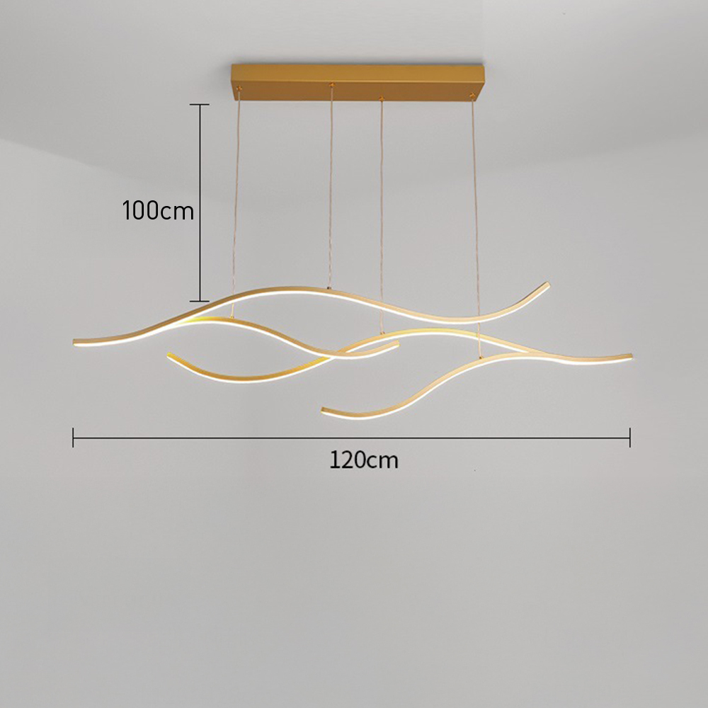 Creative Designer Luxury Nordic-Style Linear Pendant Bar & Cafe Light