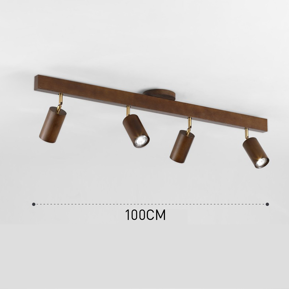 Japanese Minimalist Solid Wood Spotlight for TV Accent Wall