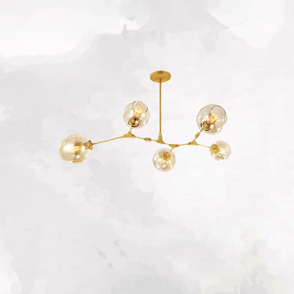 Bifurcation Bubble Glass Sputnik Chandelier