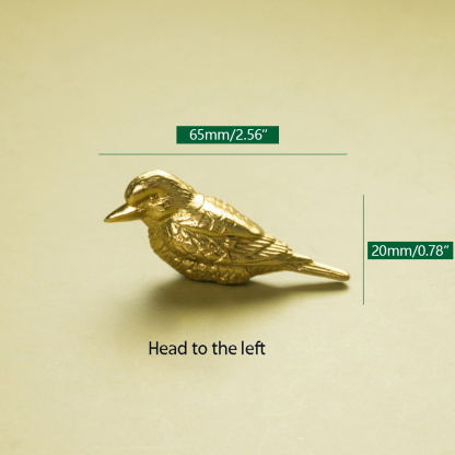 Gold Brass Bird Cabinet Knobs